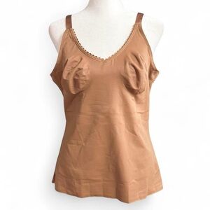 Ruby Ribbon Beige Cami Shapewear Size 40 Smoothing Support